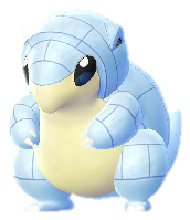 Sandshrew sprite from Pokémon Let's Go, Pikachu! & Let's Go, Eevee! (Alolan Sandshrew, alt)