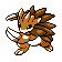 Sandslash sprite from Pokémon Silver (alt)