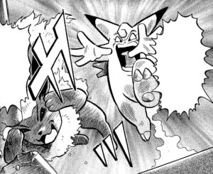As a Clefable, Red's Clefairy uses Flash