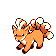 Vulpix sprite from Pokémon Green