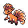 Vulpix sprite from Pokémon Gold (alt)