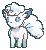 Vulpix sprite from Pokémon Sun & Moon (Alolan Vulpix, alt)