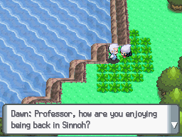 Professor Rowan and his assistant at Lake Verity