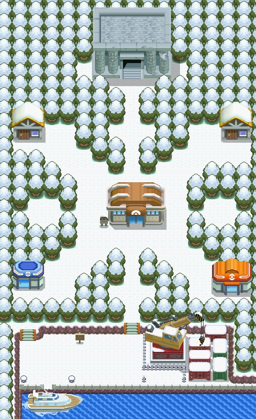 Snowpoint City and Snowpoint Temple