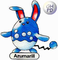 Azumarill in the original Gengar&rsquo;s Pok&eacute;dex