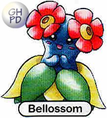 Bellossom in the original Gengar&rsquo;s Pok&eacute;dex