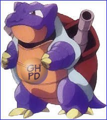 Blastoise in the original Gengar&rsquo;s Pok&eacute;dex