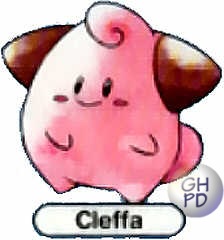 Cleffa in the original Gengar’s Pokédex
