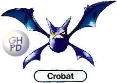 Crobat in the original Gengar&rsquo;s Pok&eacute;dex
