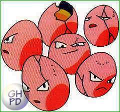 Exeggcute in the original Gengar’s Pokédex