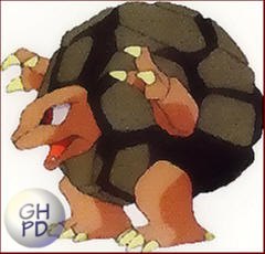 Golem in the original Gengar&rsquo;s Pok&eacute;dex