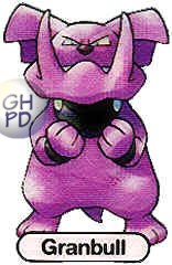 Granbull in the original Gengar’s Pokédex
