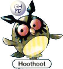 Hoothoot in the original Gengar&rsquo;s Pok&eacute;dex