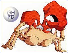 Kingler in the original Gengar&rsquo;s Pok&eacute;dex