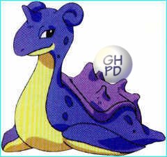 Lapras in the original Gengar&rsquo;s Pok&eacute;dex
