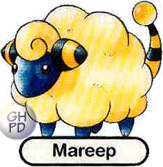 Mareep in the original Gengar&rsquo;s Pok&eacute;dex