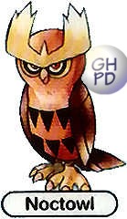 Noctowl in the original Gengar’s Pokédex