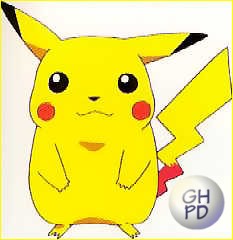 Pikachu in the original Gengar&rsquo;s Pok&eacute;dex