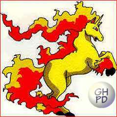 Rapidash in the original Gengar&rsquo;s Pok&eacute;dex
