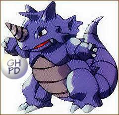 Rhydon in the original Gengar’s Pokédex