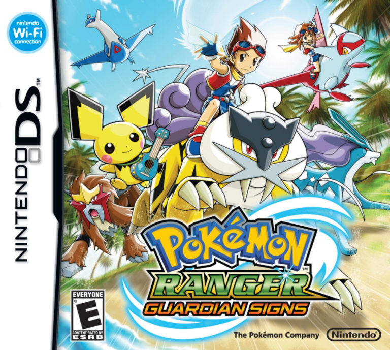 Pokémon Ranger: Guardian Signs box art (English)