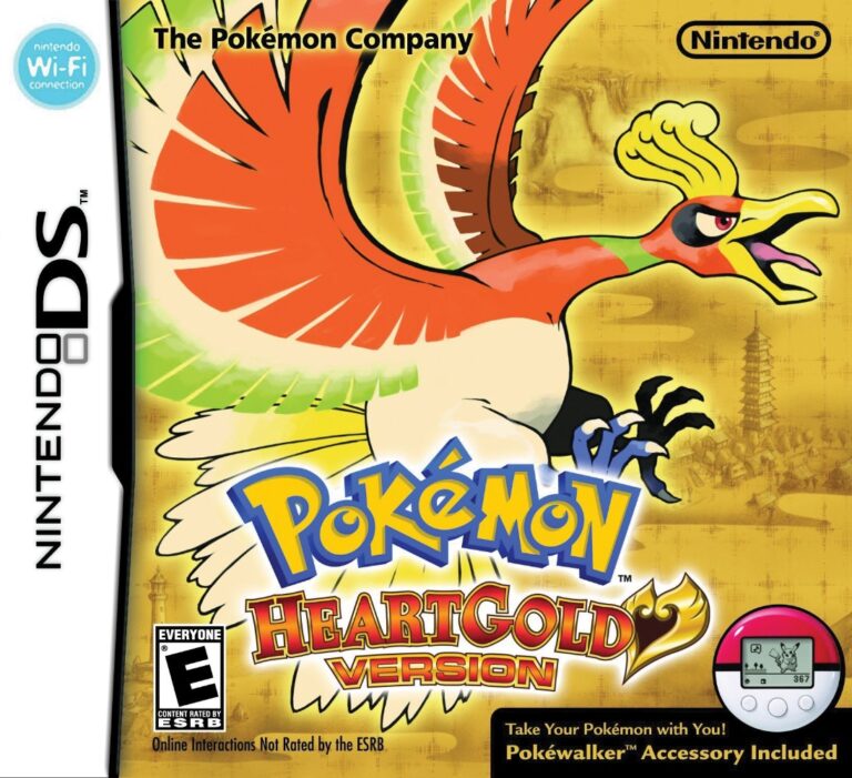Pokémon HeartGold North American box