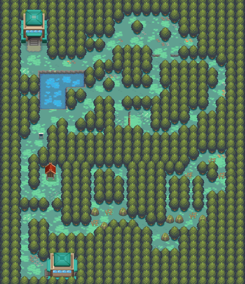 Ilex Forest and its shrine.