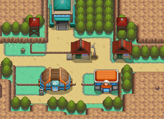 Mahogany Town, hiding Team Rocket’s base.