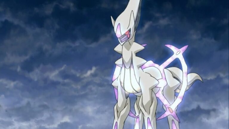 Arceus changes type