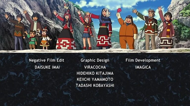 Zekrom in the English credits