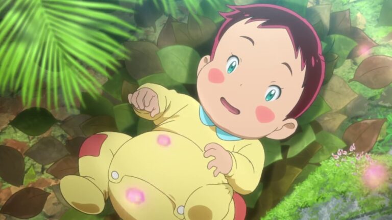 The baby in the river