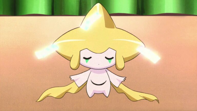 Jirachi panics and uses Teleport
