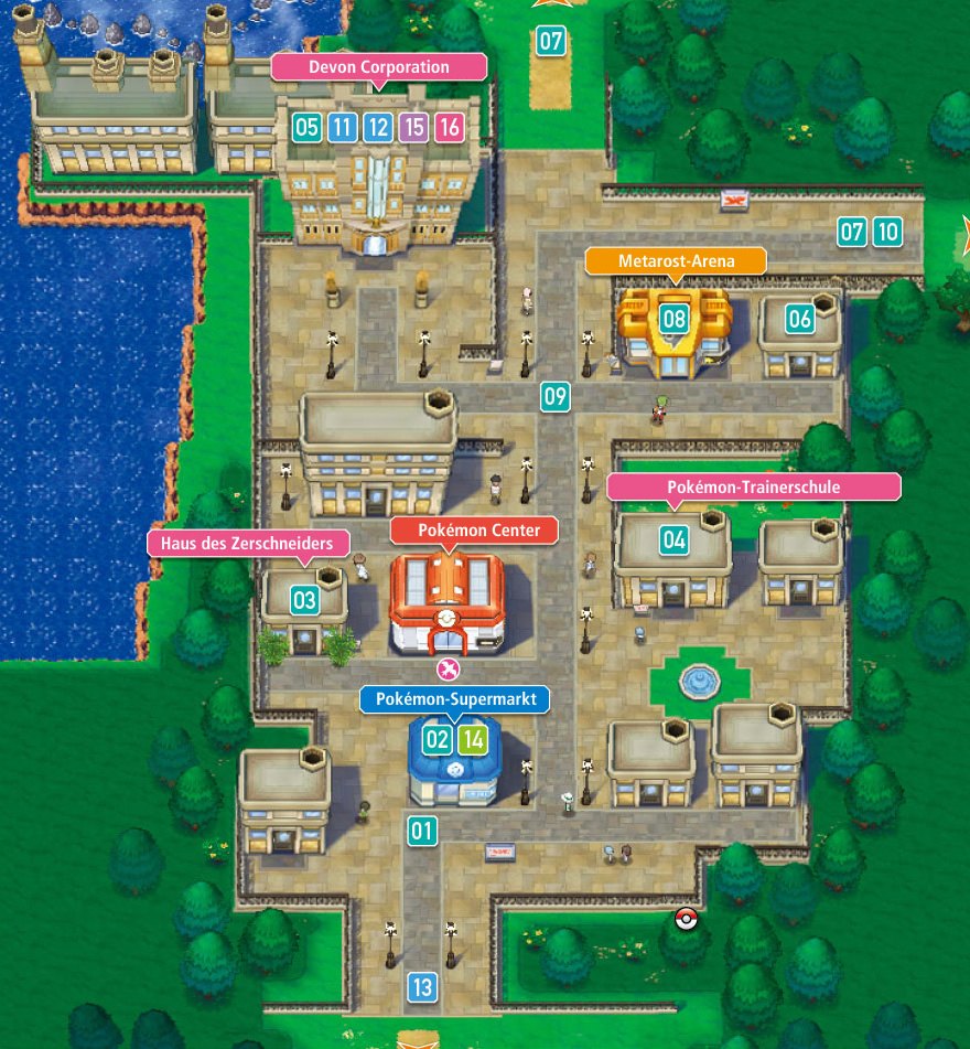 Rustboro City and the Devon Corporation