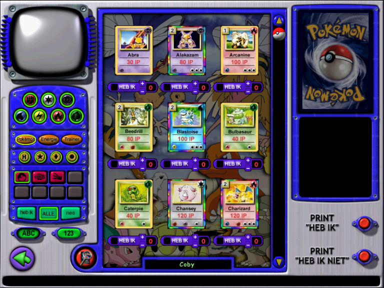 Collect mode in the Dutch edition