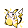 Pikachu's front sprite in Pokémon Blue