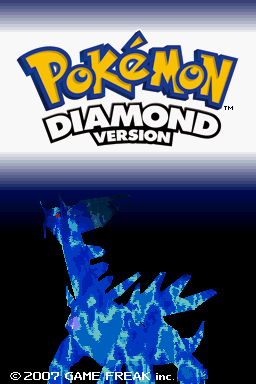 Pokémon Diamond Version.