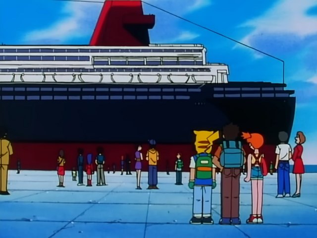 Battle Aboard the St. Anne (EP015) – Pokémon anime still