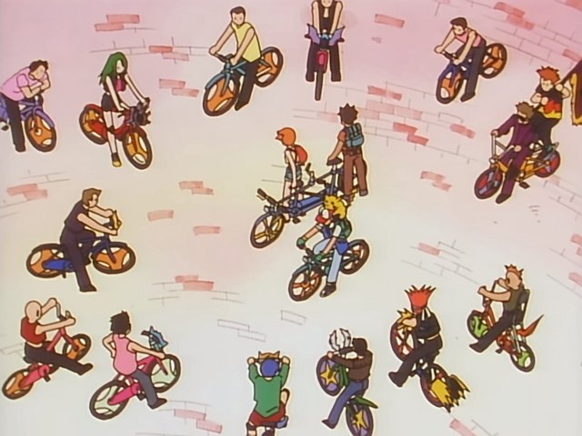 The Bridge Bike Gang (EP036) – Pokémon anime still
