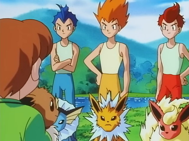 The Battling Eevee Brothers (EP040) – Pokémon anime still