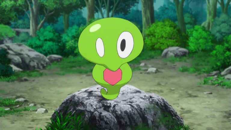 Squishy, the Zygarde Core Bonnie finds and names in From A to Z! (XY094), here in Dream a Little Dream from Me! (XY098)