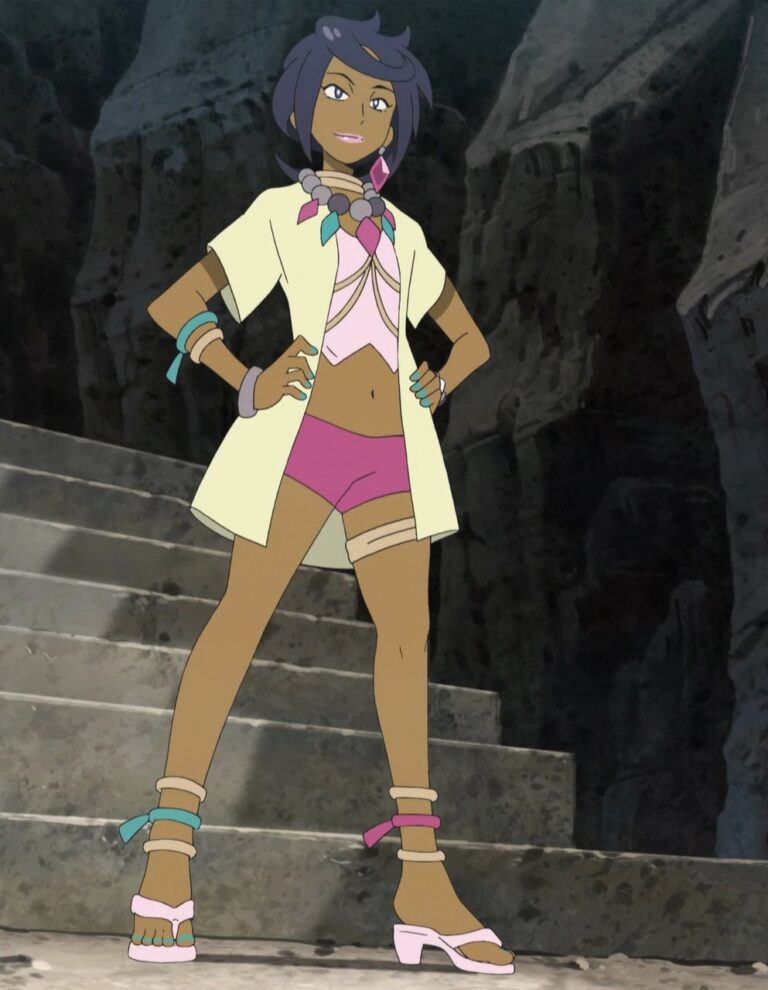 Olivia, the kahuna of Akala Island, whose grand trial Ash wins in Trials and Determinations! (SM036)