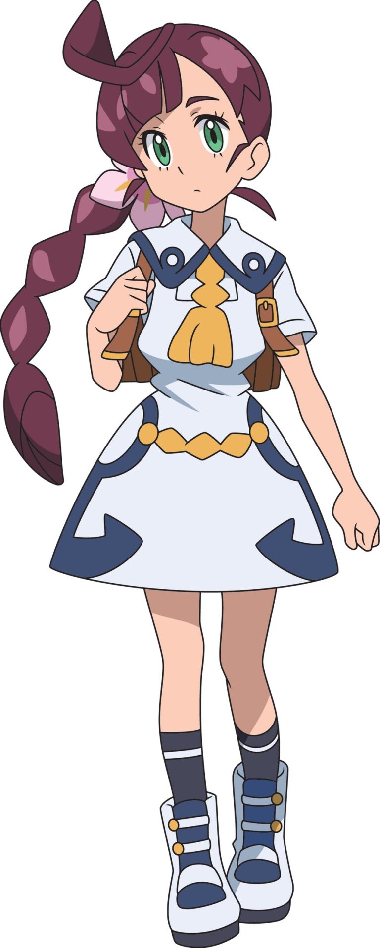 Chloe (official artwork), who catches Eevee, her first Pokémon, in To Train, or Not to Train! (JN049)