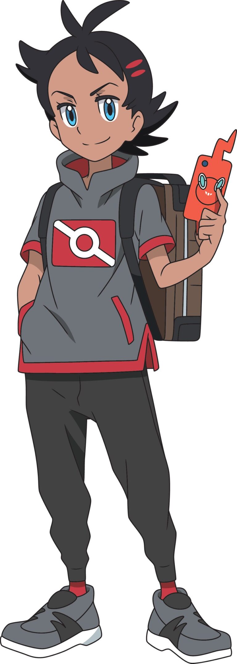 Goh (official artwork), who joins Project Mew in Advice to Goh! (JN068) and earns two tokens