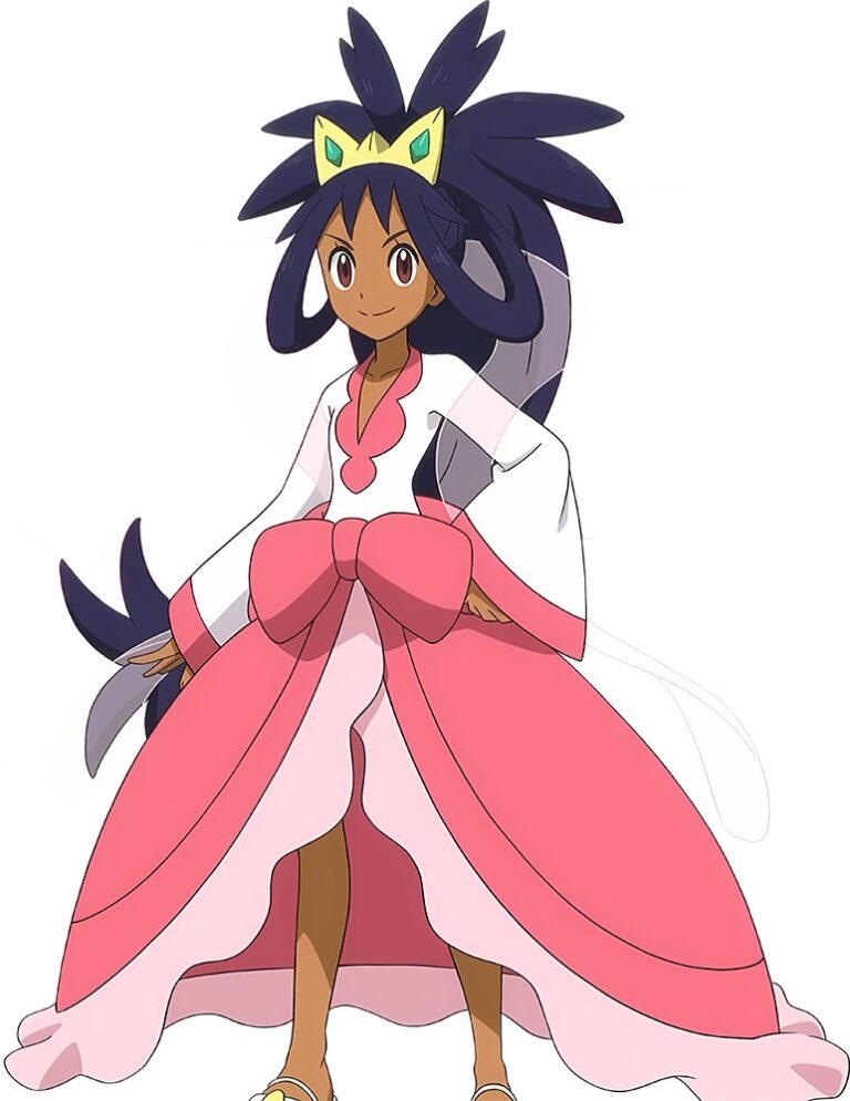 Iris, now the Unova Champion (official Journeys artwork), whom Ash beats to reach the Ultra Class in Thrash of the Titan
