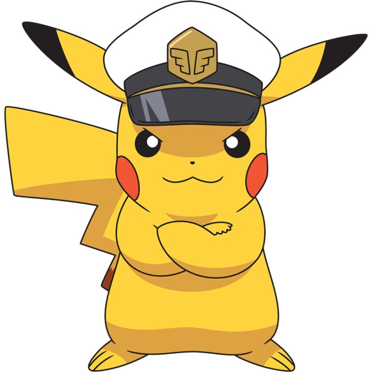 Captain Pikachu (official artwork), Friede’s flying partner, whose story is told in Flying Pikachu, Rising Higher and Hi