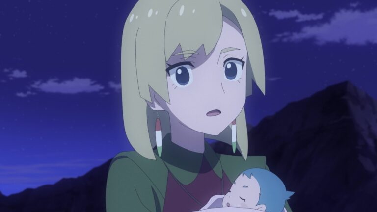 Rystal, Terapagos’s original Trainer and Liko’s great-great-grandmother, in The Three Explorers (HZ074)