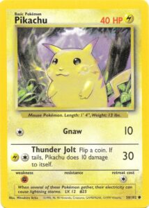 Pikachu &middot; Base Set 58/102