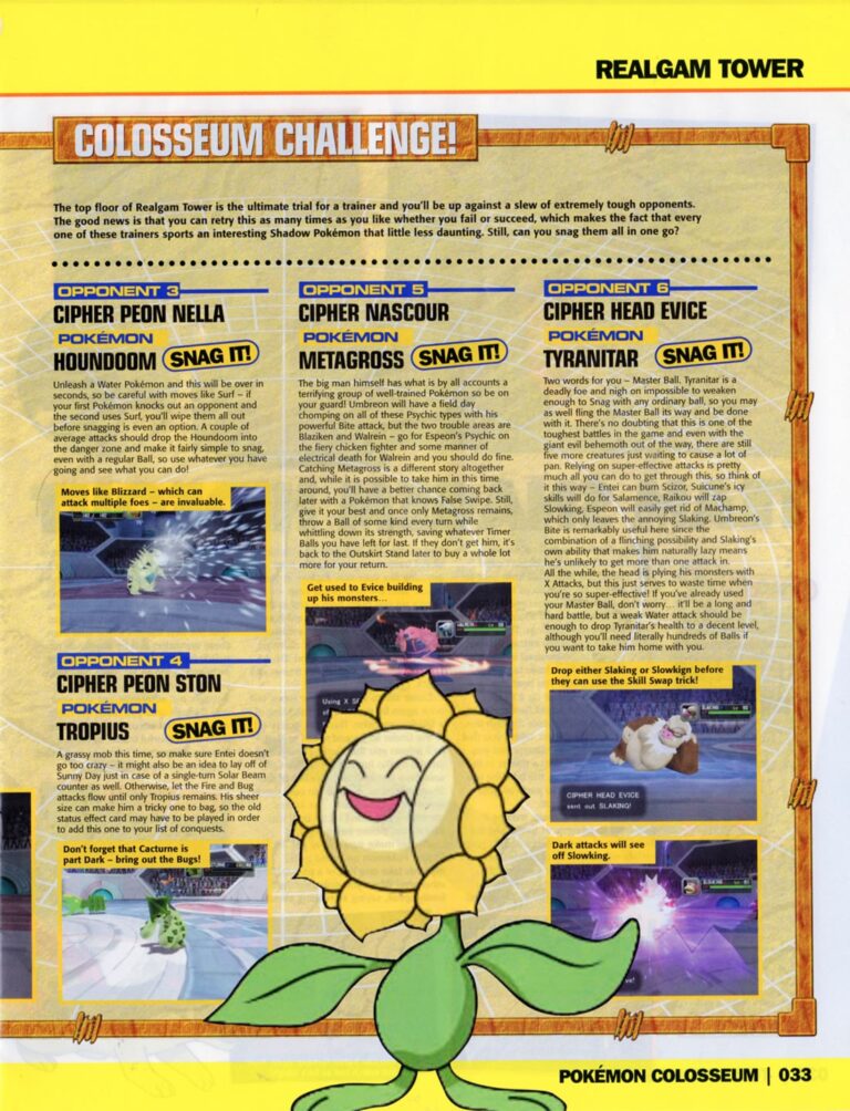 TGN Pokémon Colosseum special, Issue 3 (2004) – complete solution – Page 33 of 45