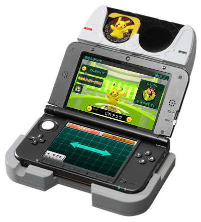 The Tretta Scanner kit with a Nintendo 3DS in place